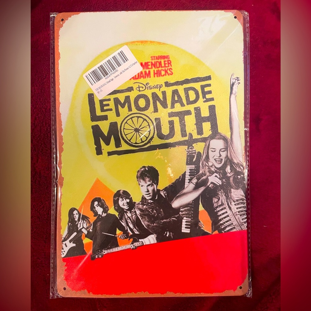 Disney Lemonade Mouth Tin Tacker